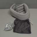 Velpeau Neck Brace for Neck Pain and Strong Support, Soft Cervical Collar for Sleeping Upright, Snoozing - Stabilizes & Relieves Pressure in Spine for Women & Men (Grey, M: 13.5-16.5" / 3" Depth)