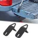 Tailgate Tie Down Anchor Bed Cleat Compatible with Ford Maverick 2022-2025 Heavy Duty Truck Tailgate Bed Tie Down Anchors Rings Trailers Hook Cargo Bolt Pickups Load Anchor Replacement Accessories (Black)