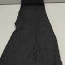 Seta T Women's Pleated Skirts High Waist Stretchy A Line Ribbed Knit Sweater Midi Skirt Fall Winter Outfits Small Black