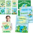 Epakh 9 Pcs Earth Day Decorations Extra Large Earth Day Posters, 21.65 x 16.54 Inches April 22 Environmental Awareness for Bulletin Board, Elementary School Educational Supplies, Library Wall Decor