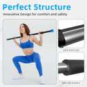 Fitvids Total Body Workout Weighted Bar Weighted Workout Bar Weighted Exercise Bar, Multiple Sizes
