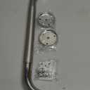 16 Inch Anti-Slip Shower Grab Bar, iMomwee Chrome Stainless Steel Bathroom Grab Bar Handle with Textured Grip, Shower Balance Bar, Safety Hand Rail Support, Handicap Elderly Senior Assist Bath Handle