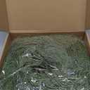 Christmas Placemats Set of 6 Round Greenery Place Mats Xmas Circular Artificial Wreath Dining Table Decor Winter Fake Plants Branches Mats for Kitchen Accessories (Pine Needles)