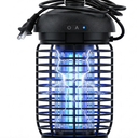 Bug Zapper Outdoor & Indoor,Cordless Portable Mosquito Zapper with Automatic Mode,4200V High Powered Mosquito Repellent,Electric Fly Zapper for Camping,Outside,Patio,Backyard,Garden