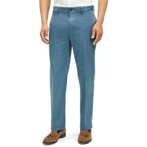 Brooks Brothers Men's Regular Fit Stretch Lightweight Advantage Chino Pants, Size 28 32, Blue