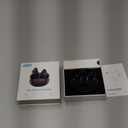 Clip on Earbuds Open Ear Wireless Bluetooth 5.4 Headphones with Noise Cancelling Mic, 48H Playtime Ear Buds,IP68 Waterproof, Comfortable for Small Ears (Black) (standard)