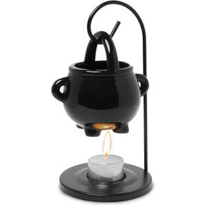 Hanging Cauldron Pagan Oil Burner,Wax Warmer Aroma Diffuser Candle Tealight,Cauldron Wax Melts Burner,Wax Warmer Aroma Diffuser,for Enchanting Witches' Home Christmas Decor