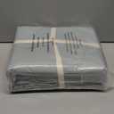 Shilucheng 100% Cotton Queen Size Sheets Set - 600 Thread CountLuxury Egyptian Cotton Bed Sheets5-Star Hotel Quality Sheets, Breathable & Cooling, 16 Inch Deep Pocket, 4 Piece, Sea Glass, Queen