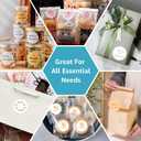 MaxGear 2.5" Round Sticker Labels, for Inkjet or Laser Printer, Matte White Printable Labels Sheets, Strong Adhesive, Dries Quickly, Holds Ink Well, 30 Sheets, 360 Pcs