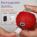 2 x Interactive Cat Toys Ball for Indoor Cats,[2025 Newly Upgraded] Agile Moving Cat Ball with Elastic Mesh Tail,Automatic Kitten Toys for Bored Indoor Adult Cats,Motion Activated (Grey)