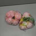 10PCS Deep Pink Realistic Silk Peonies Bouquet, Waterproof & UV Resistant Faux Peony Flowers, All-Weather Artificial Stems for Outdoor, Grave, Wedding Centerpiece & Home Decor