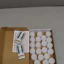 Homemory 24pcs Remote Timer LED Tea Lights Candles, 400+Hours Flickering Flameless Battery Operated Votive Candles for Tabletop Lighting, Centerpieces Decor, Holiday Decor (Cool White Glow, White Base)