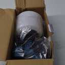 Macallen Paint Sprayer Tool High Power Electric Spray Paint Gun Easy to Clean for Furniture Cabinets Fence Walls Door Garden Chairs Dark Blue (Not Include Battery)