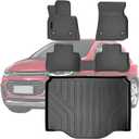 TPE Floor Mats for 2014-2023 Chevy Trax&13-23 Buick Encore (Not fit GX), All Weather Car Floor Liners Fit Chevy Trax Accessories Black