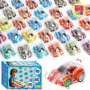 Worgree 50 Pcs Mini Pull Back Cars, Small Race Car Toys Bulk Party Favors for Kids 4-8 8-12 Treasure Box Toys for Classroom Prizes Pinata Goodie Bags Stuffers Birthday Gifts for Boys Girls Toddlers