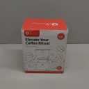 Induction Moka Pot, 4 Cups (7.1 oz) Crystal Glass-Top & Stainless Steel Moka Pot, Classic Stovetop Espresso Maker, Silver