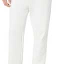 Amazon Essentials Men's Relaxed Straight Leg Fleece Open Bottom Sweatpant (Pale Grey) XL