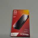 ZAGG Glass+ Screen Protector for iPhone 15 Pro Max - 3X Stronger with Reinforced Edges, Scratch & Smudge-Resistant Surface, InvisibleShield, Easy to Install