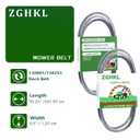 130801 138255 Mower Belt Deck Drive Belts Fit for Craftsman Husqvarna AYP 532130801 532138255 160855 532160855 24690 Ground Lawn Mowers Parts 1/2'' x 95.25''