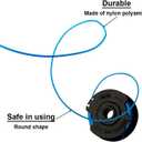 Thten 29242 29082 Trimmer Spool Replacement 27ft 0.065 inch for Greenworks 24V 40V 21052 29272 and 21212 Dual line Electric String Trimmers with 3411546A6 Cap Covers Parts(6Pack+2 Cap)