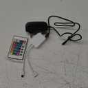 24 Key LED Strip Controller, Wireless Rectifier Control Box, IR Remote Controller, DC 12V 3A Power Supply Plug Adapter for 2835 3528 5050 RGB LED Strip Lights Flexible Tape Lighting