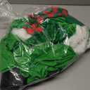 KASBAH 5 Pack Christmas Elf Costume Set Holiday Elf Cosplay Velvet Dress Xmas Outfit For Party With Hat Shoes Strap Socks (Green)