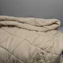  King Comforter - Comfy, Breathable, All Season - Down Alternative Comforter- Ultra-Soft, Fluffy, Lightweight - Diamond Stitch Quilting for Durability (King, Sand)