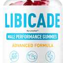 Libicade Gummies - Official Libicade Premium Supplement Gummy for Men - Maximum Strength, All Natural Drive Advanced Formula Daily Support Overall Health & Wellness, 60 Gummies for 1 Month, exp date 04/2028