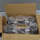 HANDBODE Hex Rubber Dumbbells, Non-Slip Handle Design for Secure & Comfortable Grip, Hand Weights for Strength Training and Home Gym/ Pair of 5 LB