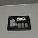 Intelligent Car Air Freshener Rechargeable Car Air Freshener Diffuser With Essential Oil Auto On Off Car Diffuser (Black)