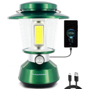 Durapower Rechargeable Camping Lantern,2800 Lumen Super Bright LED Camping Lantern, 5400 mAh Power Bank, IP44 Waterproof, 20 Hours, Portable Lantern for Hurricane, Power Outages