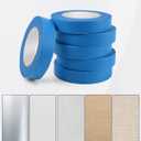 Lzerking Painters Tape 16 Rolls (Total 960 Yards) 0.94 Inch x 60 Yards Masking Tape Blue Paint Tape for Walls, Wood, Glass No Residue, Easy Tear