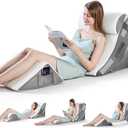 Bed Wedge Pillow, 4PC Adjustable Memory Foam Triangle Wedge Pillow Set For After Surgery, Pillow Wedge For Sleep Apnea, Back Pain Relief, Acid Reflux Relief, Orthopedic Pillow Wedge For Sleeping, Grey