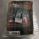 Romanstile Christmas Checkered Tablecloth Rectangle - 54 x 80 Inch - Green Buffalo Plaid Cotton Flannel Table Cloths, Xmas Winter Stain Resistant Washable Table Cover for Holiday/Party/Dining Decor