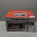 Hamilton Beach Countertop Toaster Oven & Pizza Maker Large 4-Slice Capacity, Stainless Steel (31401)