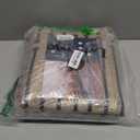 Lahome Boho 3x5 Washable Rugs for Entry, Easy Jute Indoor Outdoor Porch Rugs, Maze Lines Modern Throw Rug Non Slip Stain Resistant Door Mat for Bedroom Living Room Deck