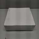 WDF 50Pieces Gold Plastic Plates-Christmas Tree Plastic Plates-Heavyweight White and Gold Disposable Plates for Christmas