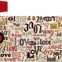 Valentine's Day Mailbox Covers Magnetic Standard Size 21x18 Inch Different Fonts of Love Valentine Mailbox Cover Waterproof Mail Box Wraps Post Letter Box Covers for Outdoor Garden Yard Decorations