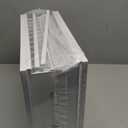 madesmart 2 Tier Bath Organizer, Undersink Storage with Sliding Drawers, for Cleaning Supplies, Pantry, Sponges, Bottles & Kitchen Essentials, Adjustable Dividers & Pull Out Sliding Baskets, Frost (1-Pack)