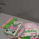 Pink Golf Birthday Party Supplies Pink Golf Theme Paper Plates and Napkins Let's Par-Tee Party Disposable Tableware Set for Girls Sports Theme Birthday Decorations Baby Shower Serves