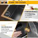 Black 25x18 Inch Kitchen And Bar Sink-Stainless Steel Drop In Single Bowl Topmount Kitchen&Bar Sink With SS Grid,Soap Dispenser,Colander,Spoon Rest,Drain Strainer Set for Modern Kitchen Sink, 25x18x9 inches