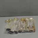 BARsics 12pcs Gold Premium Table Place Card Holders with Weighted Base Stand and Clip