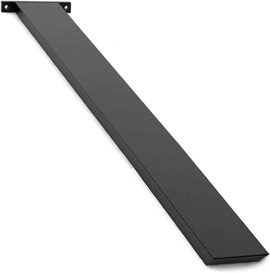 Hidden Island Countertop Support Bracket 1 Pack Black 30 Inch Heavy Duty Granite Countertop Bracket Iron Island Support Brackets for Granite Quartz Wood
