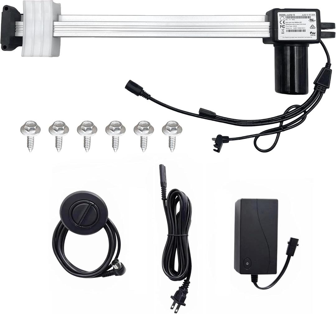 Motor Model JLDQ-12 Part JLDQ.12.157.333K Kit Actuator Replacement for Power Recliner Lift Chairs, 22in x 2.8in x 5.7in