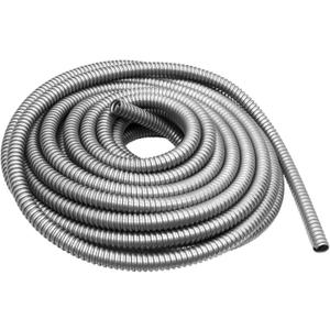 1/2 inch x 50ft Flexible Electrical Conduit, Iron Galvanized Access Line Conduit, for Manage and Protect Home and Industrial Wires