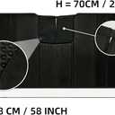 GWUSKDT Car Windshield Sunshade-Thicken 5-Layer Bubble Block Heat and Sun UV Rays,Front Windshield Sun Shade- Keeps Your Vehicle Cool - 58 x 27.5 Inch new Upgraded (New Black)