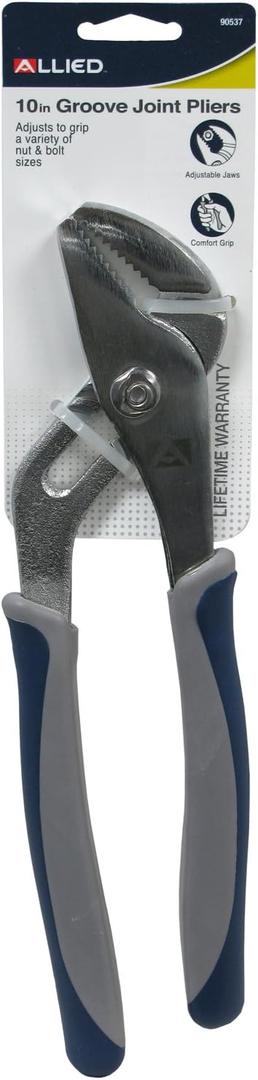 Allied Tools 10" GROOVE JOINT PLIERS,90537