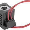 10162-76 12V DC Solenoid Coil 22W Dual Wire Leads for Hydraulic Power Unit Lift Dump Fits for Valve Stem Series 10 12 16 38 58