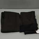 OEAK Womens Fleece Lined Tights Sheer Fake Translucent Pantyhose Thermal Tights High Waisted Footed Leggings (XX-Large, 2 Pairs Black)