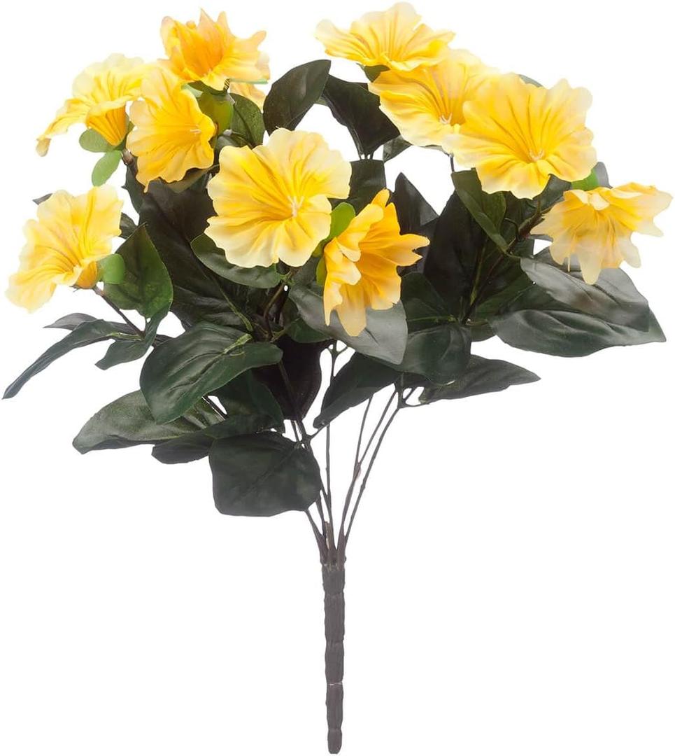 2 Pack OakRidge Petunia Bush Outdoor - Yellow (14")
